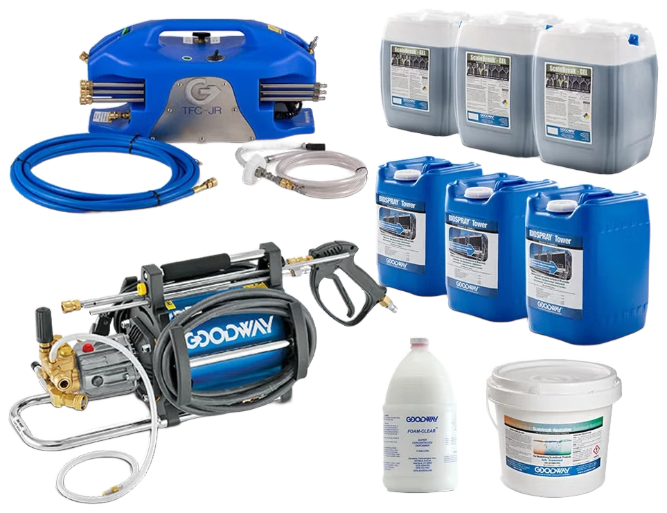 TFC-JR Cooling Tower Fill Cleaning Contractor Kit • TFC-JR-KIT-MIN