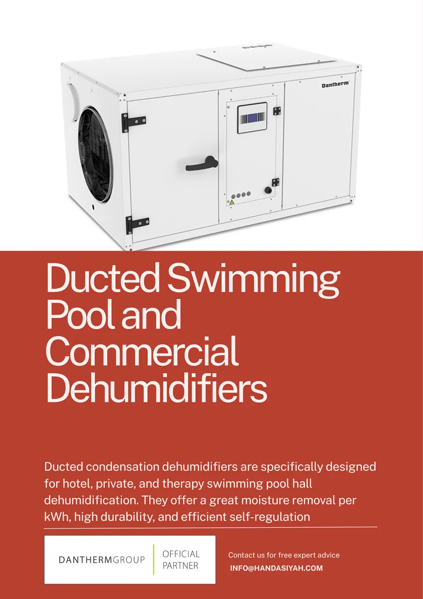 Ducted Swimming Pool and Commercial Dehumidifiers